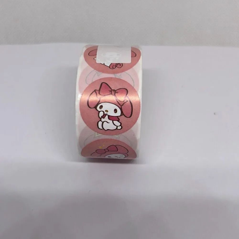 500 Pieces/roll 1inch Melody Label StickersβHelloβKitty